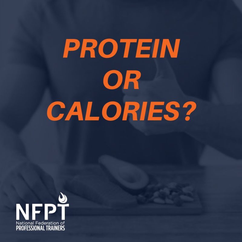 Protein or total calories